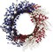 22 Inch 4th of July Wreath Independence Day Wreaths for Front Door